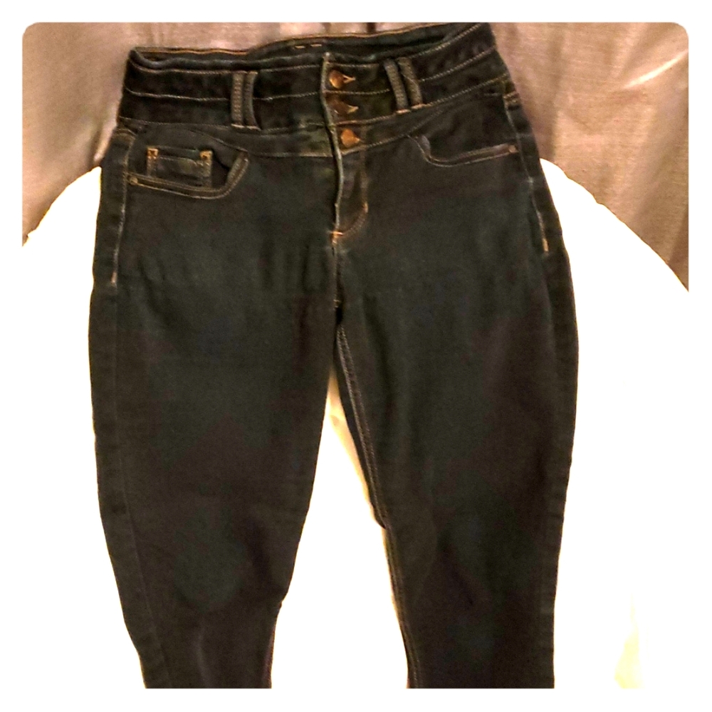 Blue spice high rise jeggings